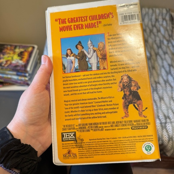 The Wizard of Oz VHS Tape - Picture 4 of 4